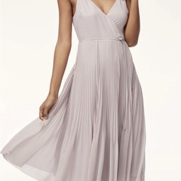 Aritzia Wilfred Beaune wrap dress - Picture 2 of 3